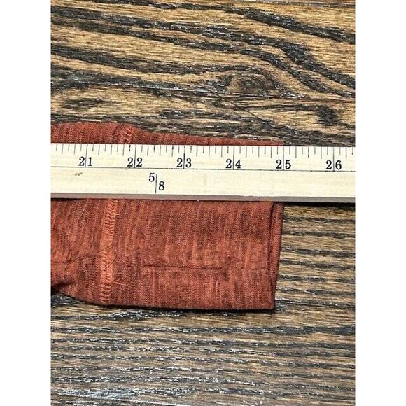 Kuhl Lea Pullover Sweatshirt Long Sleeves Cowl Neck Pockets Knit Orange Medium - Picture 4 of 11